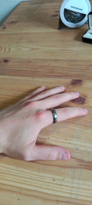 Anillo de titanio