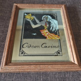 Piccolo quadro Specchio Vintage Odeon Casinò