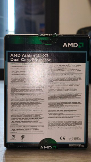 Processore AMD Athlon 64 X2 4400+ 2,2Ghz Sk939 Box