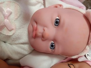 Lote cuna y 3 muñecas bebé