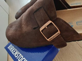 Zuecos Birkenstock Marrón Talla 43