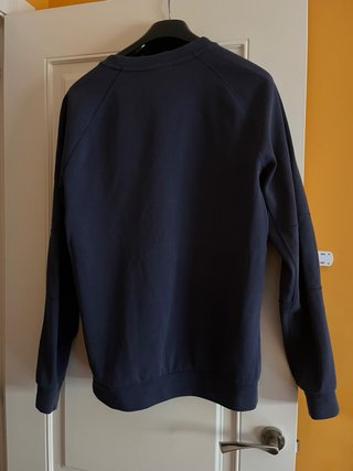 Sudadera Nike Azul Logo Blanco