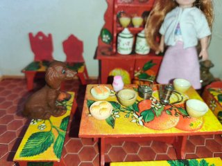 Muebles Comedor Muñecas