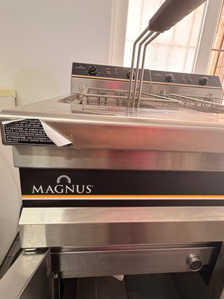 Freidora industrial doble Magnus 40 litros