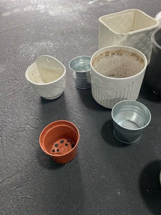 Lote de tiestos variados