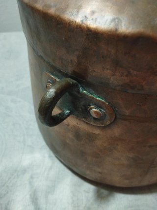 Olla Antigua Cobre y Latón