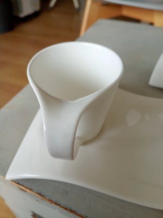 Set de 6 tazas de porcelana