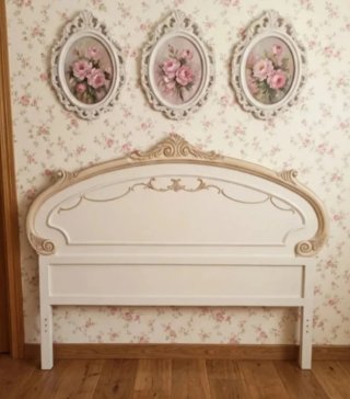 Conjunto cabecero y mesillas vintage