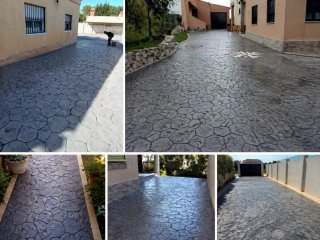 Suelo de hormigón impreso
