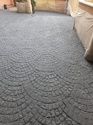 Suelo de hormigón impreso