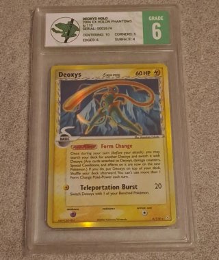 Carta Pokémon Deoxys Holo 6/110 EX Holon Phantoms