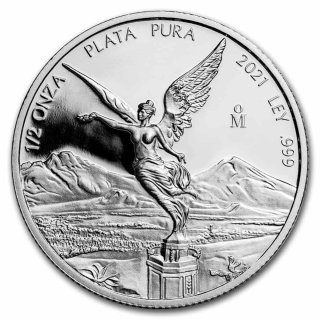 Set 7 Monedas de Plata 8.9 Oz LIBERTAD 2021 PROOF