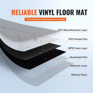 Azulejos de Vinilo Autoadhesivos 390 x 23.6 pulgadas, 1.5mm de Grosor, Peel & Stick, Textura de Mármol Blanco, Suelo DIY para Cocina, Comedor, Dormitorios y Baños, Fácil para Decoración del Hogar