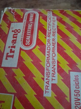 Scalextric. Transformador Triang.