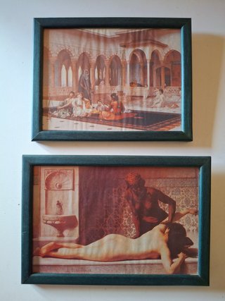 Cuadros decorativos baño