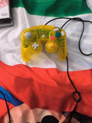 Controller Nintendo GameCube Giallo Trasparente