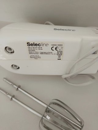 Batidora Selecline Blanca con Varillas