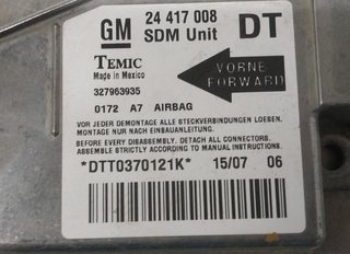 447225 24417008 centralita opel combo (corsa c) *