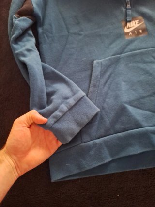 Sudadera Nike Azul Media Cremallera