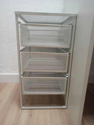 Cajonera pequeña metálica Ikea