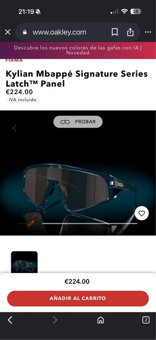 Gafas Oakley Mbappé