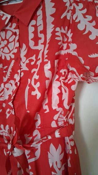 Vestido camisero corto Mango estampado