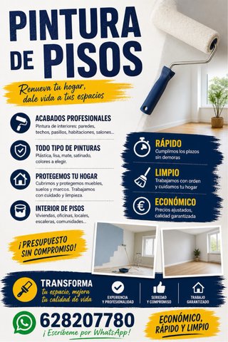 Servicios de Pintura de Pisos y Hogares
