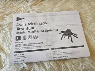 Araña Tarántula teledirigida. El Corte Inglés