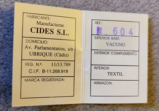 Monedero Billetero Piel marca Cides de Ubrique
