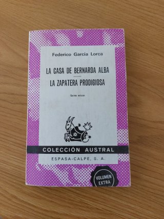 La casa de Bernarda Alba, colección Austral