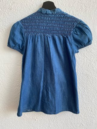 Camisa vaquera H&M manga corta talla 34