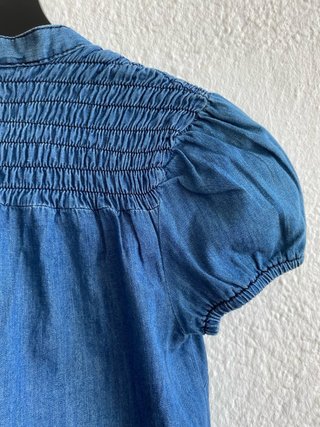 Camisa vaquera H&M manga corta talla 34