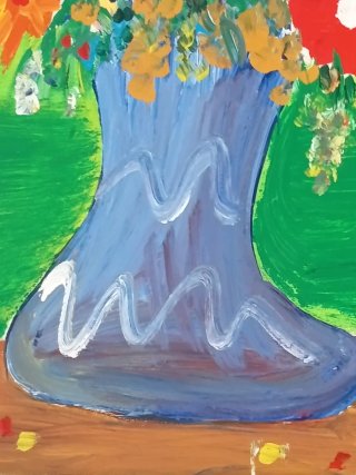 Pintura de gamba y estrellas de mar