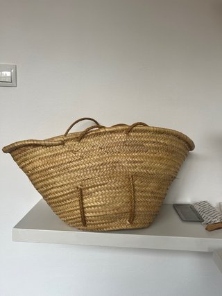Cesta de mimbre grande