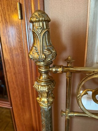 Cama antigua estilo victoriano/Art Nouveau