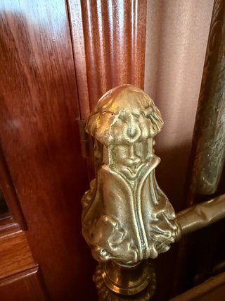 Cama antigua estilo victoriano/Art Nouveau