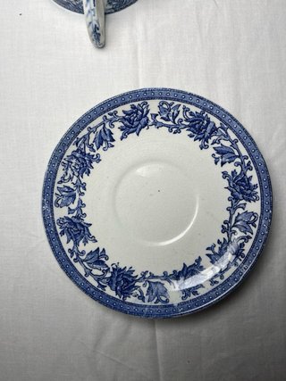Pareja Tazas y Platos La Cartuja Tulipán