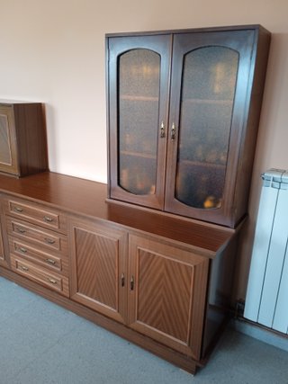 Conjunto muebles comedor: vitrina,cajones,licorera