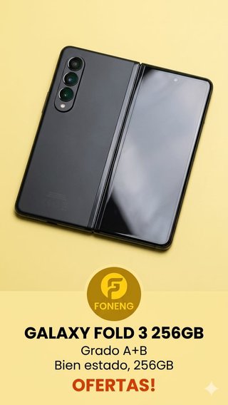 Samsung Galaxy Fold 3 256GB Negro