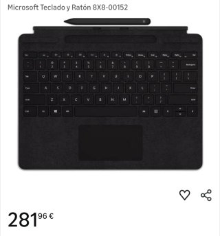 Microsoft Teclado y Ratón 8X8-00152 Negro