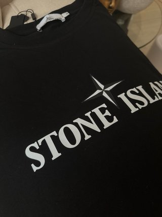 Camiseta Stone Island Negra Talla xl