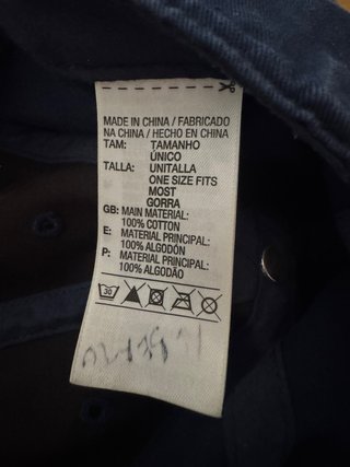 Gorra Adidas niño azul y naranja