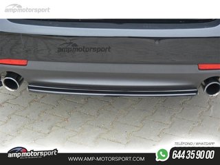 AÑADIDO DE DIFUSOR SAAB 9-3 AERO 2007-2011 NEGRO BRILLO