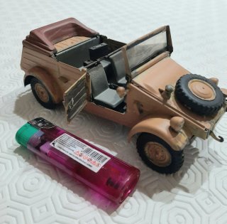 Kubelwagen Metallo Modello Vintage