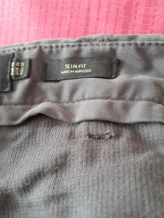 Pantalón Massimo Dutti Talla 44 Gris