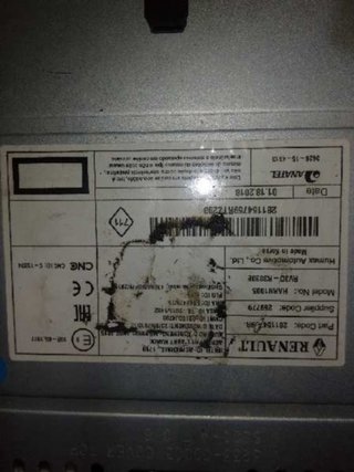 SISTEMA AUDIO / RADIO CD DACIA DOKKER EXPRESS Ess