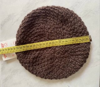 Cappello basco bambina Lili Gaufrette marrone