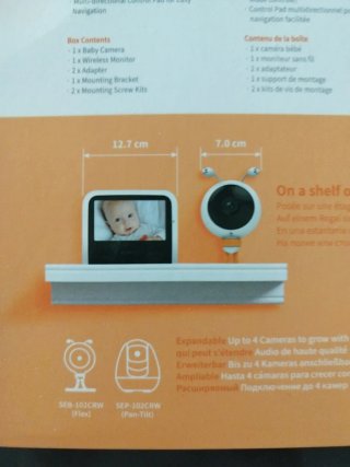 Vigilabebés Wisenet BabyView eco FLEX