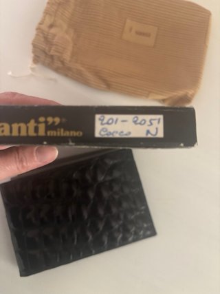 Portafoglio I Santi effetto coccodrillo nero