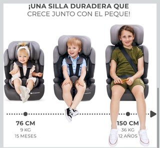 !!NUEVO!! Alzador sillita Kinderkraft gris y rosa